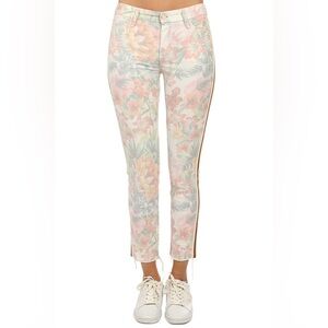 THE LOOKER ANKLE FRAY JEAN SO FAR GONE FLORAL RACER Mother jeans